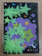 Gwiazdki fluorescencyjne świecące w ciemności