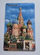Magnes na lodówkę Moscow Moskwa Rosja Plac Czerwony Kreml Cerkiew (34).