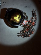 wazonik URANOWY glazura swieci UV jak szklo uranow