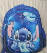 Niebieski pojemny plecak stitch dla dzieci