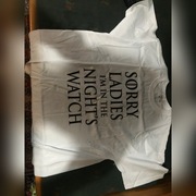 Koszulka męska Biała Rozmiar L Gra o tron