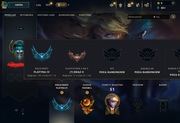 Konto league of legends SMURF + 80% winratio Platyna 4
