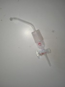 Nasadka szklana z kranem, 29/32