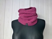 Buff Polarowo dzianinowy komin na szyję w kolorze fuksji 