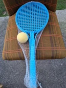 Paletki niebieskie z pilka