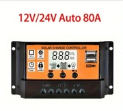 REGULATOR KONTROLER SOLARNY PWM  80A 12V/24V