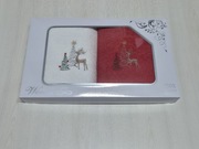 Reczniki świąteczne bawełniane 2 szt.