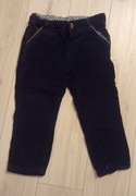 Spodnie materiałowe sztruksowe cool club rozm 92