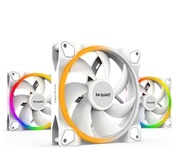 Wentylarory konputerowe Be quiet Light Wings 140 ARGB White 3pack nowe