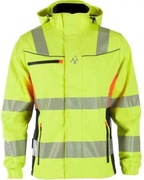 kurtka robocza z odblaskami softshell Bekken&Strom Hi-Vis kl.3 r. S