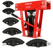 Giętarka do Rur 12 TON 5 PROFILI ZESTAW kamieni