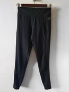 Sportowe spodnie z seksowną siateczką S 