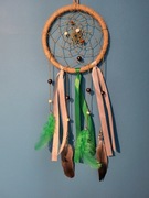 Szaro-zielony łapacz snów