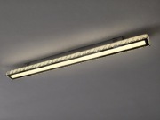 Zestaw lam led sufitowa i kinkiet kryształy Glamour 