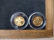 Złota moneta Congo : Silverback 1/10 oz 2szt.