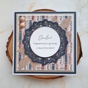 Personalizowana kartka z książkami na 18, 20, 30, 40, 50, 60 urodziny