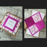 Kartka okolicznościowa urodziny pop up hand made 