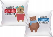 2 Poduszki walentynki dla zakochanch nadruk  różne wzory  poduszka zestaw