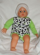 Bawełniane body z długim rękawem rozmiar 68 krówki