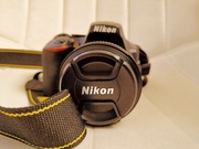 Lustrzanka Nikon D3500 korpus + obiektyw, pokrowiec GRATIS