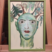 Zadrzewienie obraz akrylowy