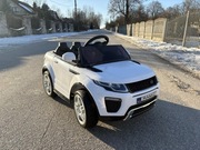 samochód na akumulator Rapid Racer biały nowe auto elektryczne dla dzieci