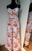 Set damski Flower Top + spodnie  rozm. M