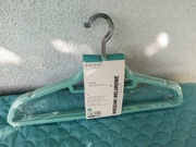 WIESZAKI SMUKEE 5-pak TURKUSOWE antypoślizg.  NOWE