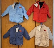 kurtki wiosenne przeciwdeszczowe z kapturem rozm. 110