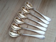 POSREBRZANE ŁYŻECZKI DO LODÓW SZWECJA