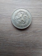 Wielka Brytania one pound 1994 st III Elżbieta II - 3 portret; lew szkocki