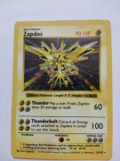 Pokemon Zapdos Shadowless base set 16/102 rok 1995 - 1998