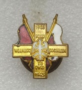 Odznaka członkowska. Związek Bojowników o Wolność i Demokrację (ZBoWiD)