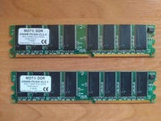 2x 256MB RAM DDR PC400 CL2.5 DIMM