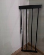 Barierka na drzwi, schody KIDIZ akcesoria czarny