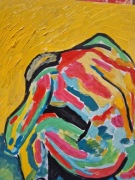 Obraz olejny akt kobieta