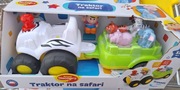 Zabawka interaktywna Traktor na safari Dumel Discovery 