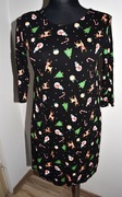 4^ George świąteczna sukienka w bałwanki 44/46