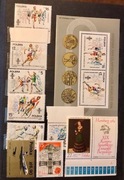 Serie i pojedyncze polskie znaczki z marginesami. Setki.