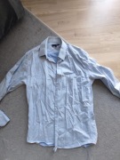 Koszula męska Vistula błękitna 39 slim używana