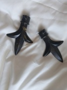 Końcówki do karnisza , czarno złote średnica 16mm