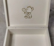 Pudełko decoupage, prezent dla dziecka 