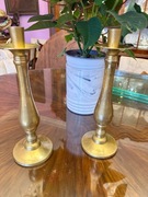 Świeczniki kandelabry mosiężne