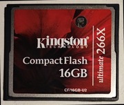 karta pamięci Compact Flash 16GB (x266) KIngston
