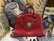 Elegancka torebka ciemno czerwona, wiśniowa