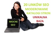 Mocne linki z 21 katalogów stron, UNIKALNA baza