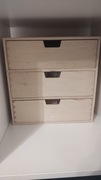 Organizer na biurko, 3 szuflady, 28,5 x 20 x 28,5 cm