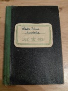 Stary zeszyt krawiectwo