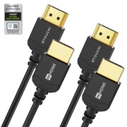 Stouchi 2-pak Ultra cienki kabel 1,5M 8K HDMI 2.1