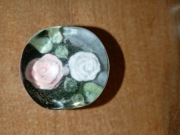 Gałka zmiany biegów retro PRL kwiatek 